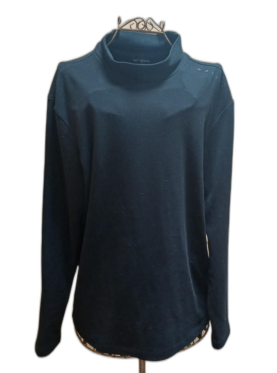 울시(Wolsey) 남성 기모 하이넥 긴팔티셔츠(100 사이즈/24년형)