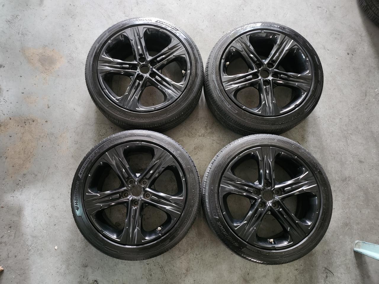 K5 DL3 18인치 터보 한국타이어 블랙휠 순정휠 중고휠타이어