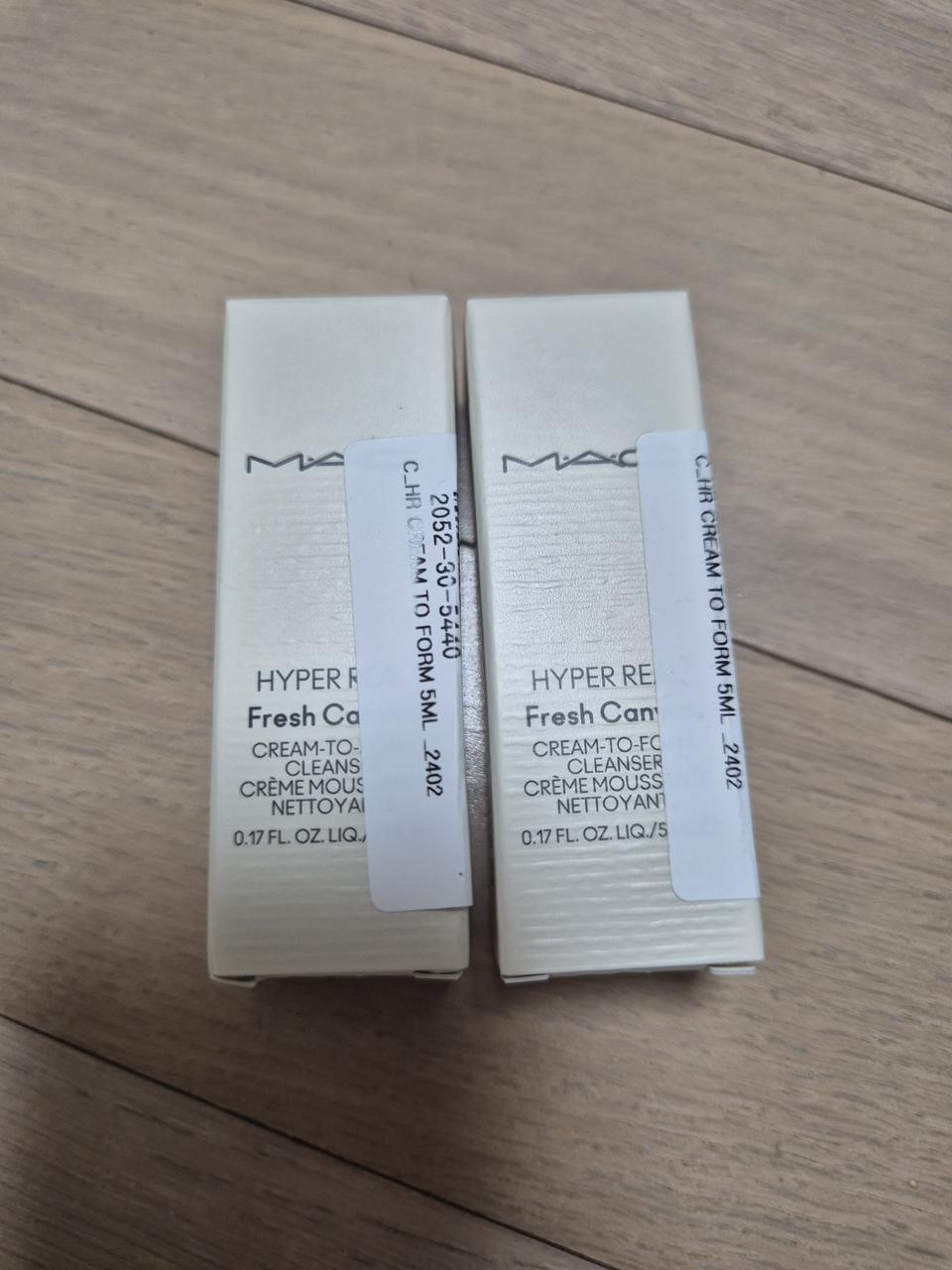 맥 하이퍼리얼 크림투폼 클린저 5ml 2개 일괄