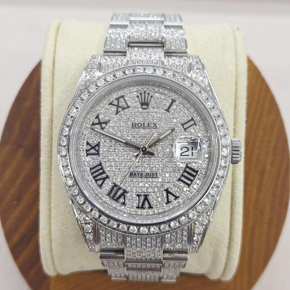 롤렉스 데이저스트 126300 파베 올 다이아 로만 버스트다운 41mm