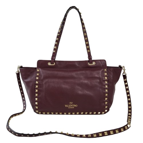 정품 발렌티노 카프스킨 금장 락스터드  2-WAY