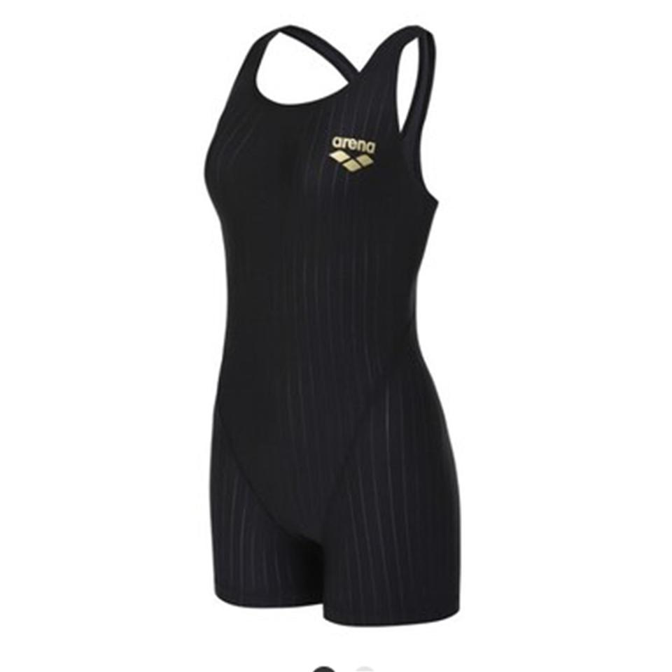 아레나 여아 아동 65 실내 2부 반신 원피스 수영복 사랑봉봉