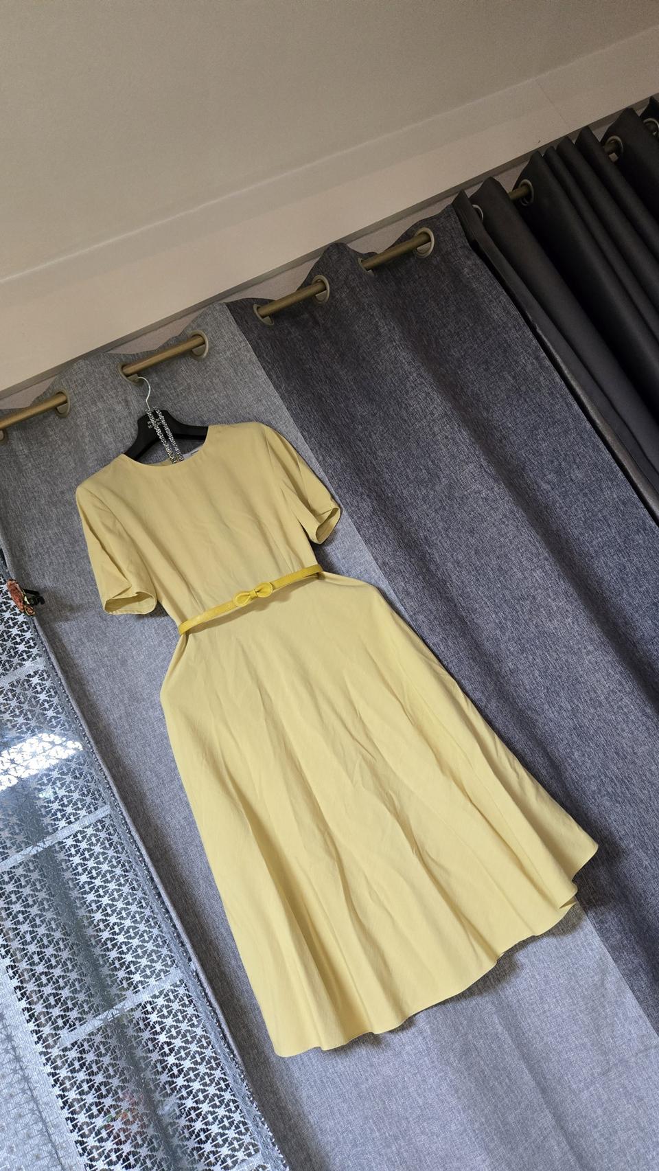 플레어 롱 원피스S/새상품