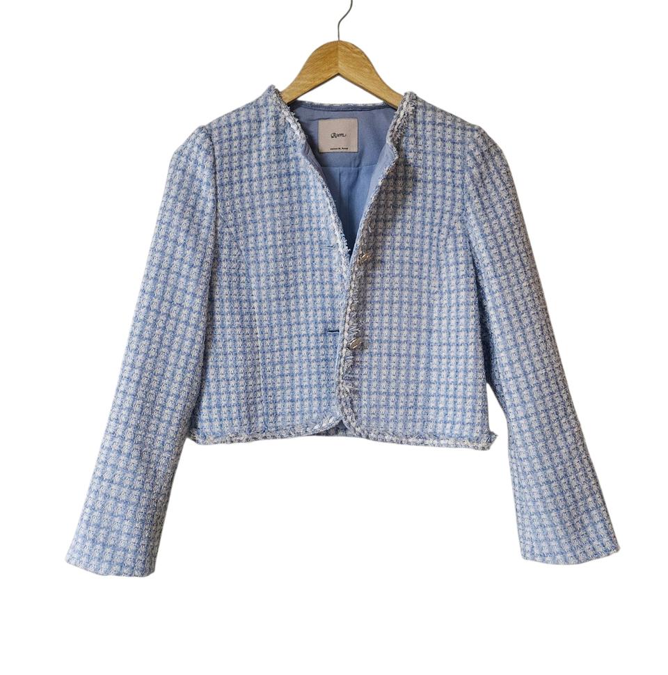로엠 트위드 크롭 자켓 S사이즈