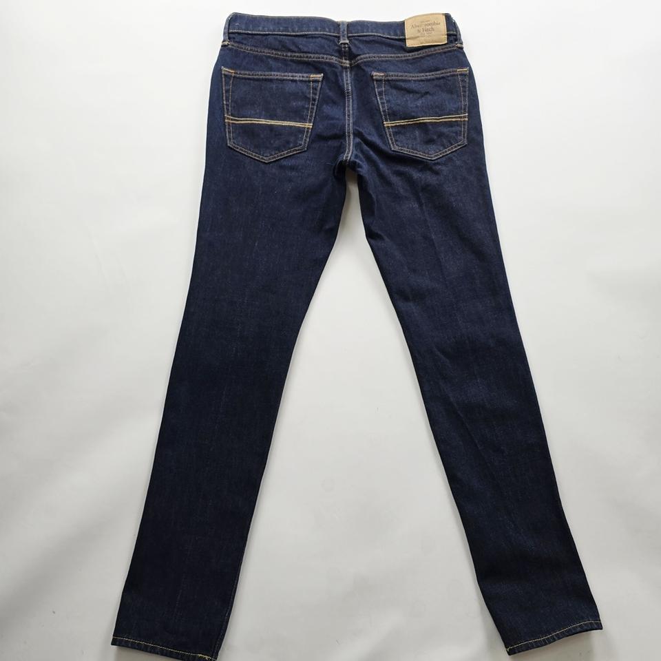 아베크롬비 청바지 진청 버튼 사이즈33 R4403