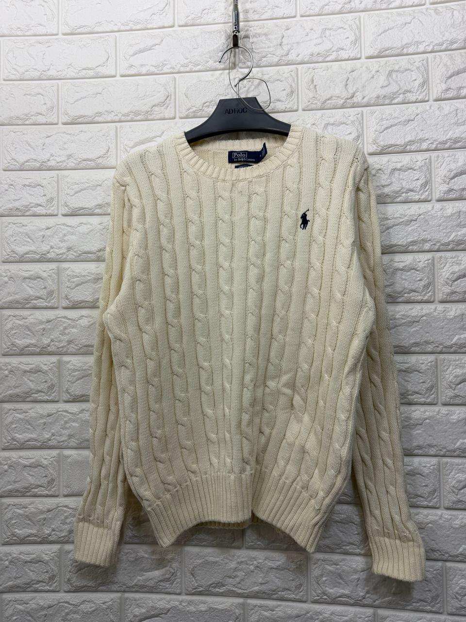 폴로랄프로렌 케이블 니트 M