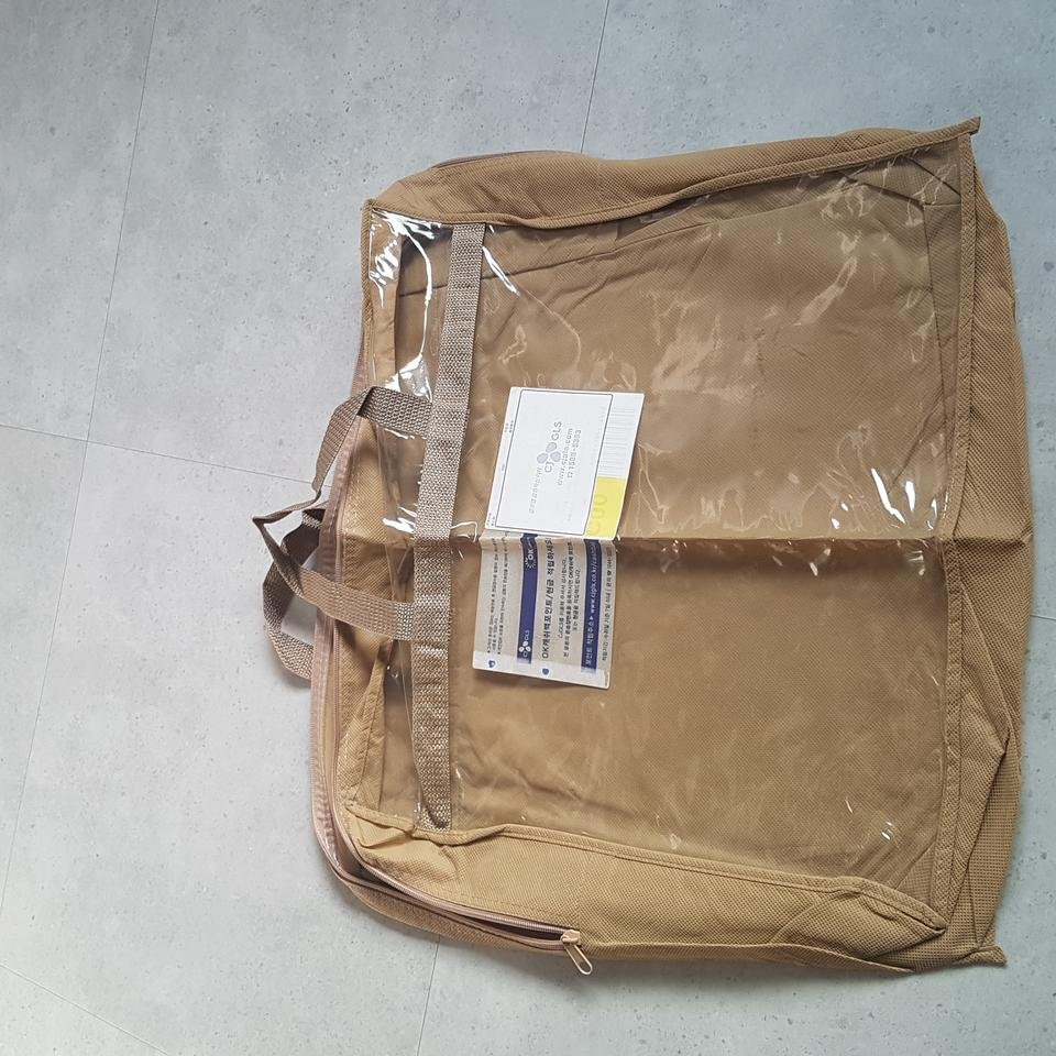 가방 더스트 이불 전기 장판 보관 부직포43cm 황토색 일반우편 무료배송