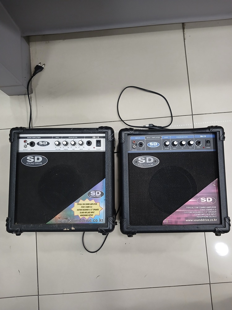 앰프내장형스피커 HD09022-5001B SB-15 중고 2개 확인불가