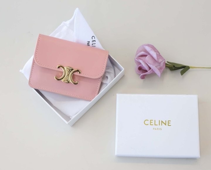 수입 트리옹프 플랩 카드지갑