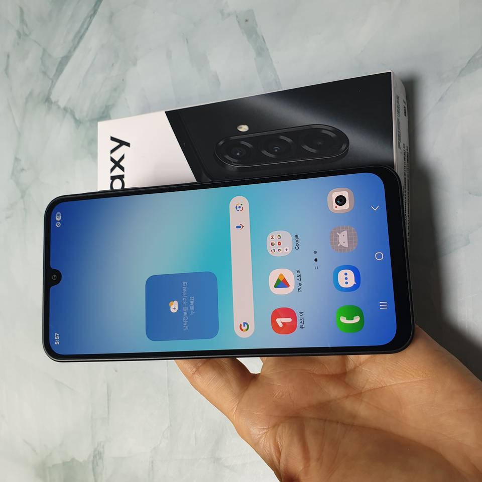 KT 갤럭시 A17 블랙 128G 단순개봉 미사용 풀박스판매