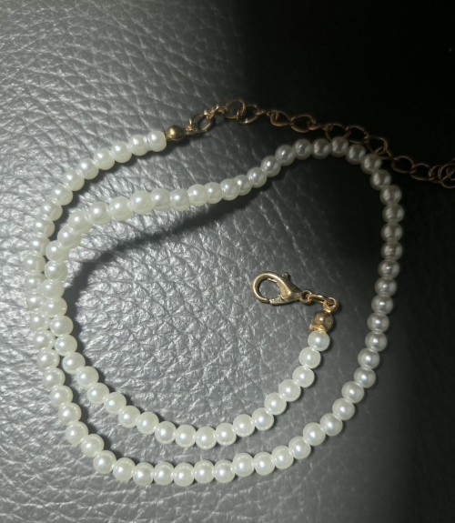 천연담수진주3미리목걸이