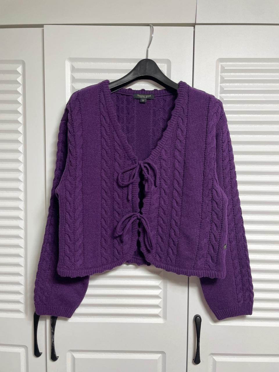 써스데이아일랜드 가디건