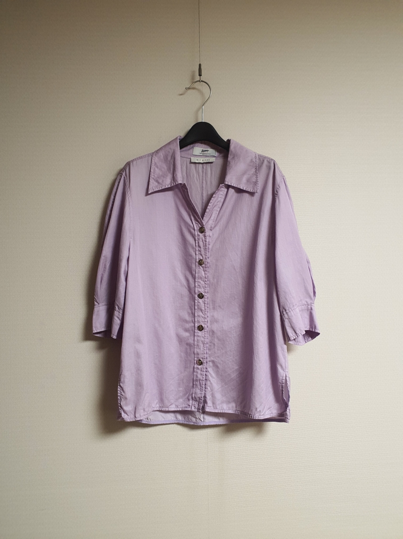 미샤 michaa 라일락 셔츠 66 사이즈  정품 
