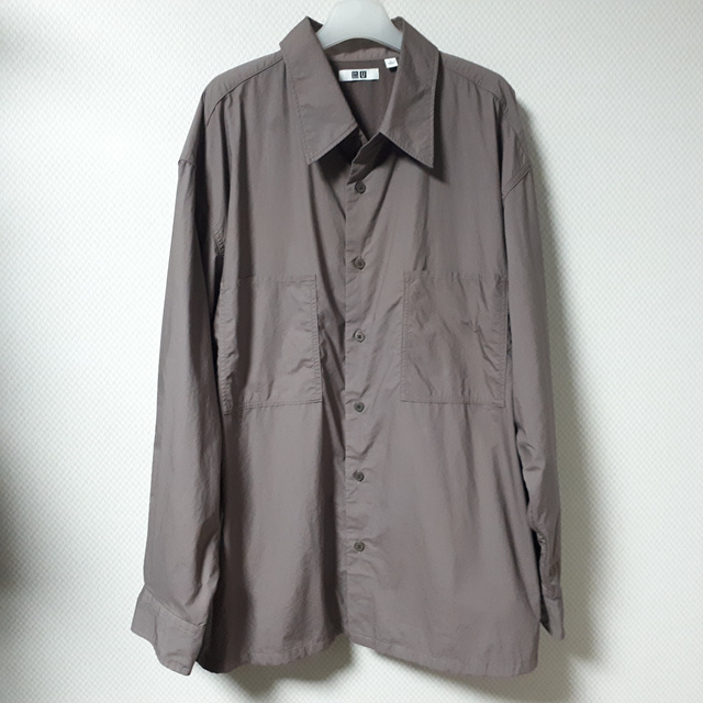 L/유니클로U 유틸리티 긴팔셔츠/1535