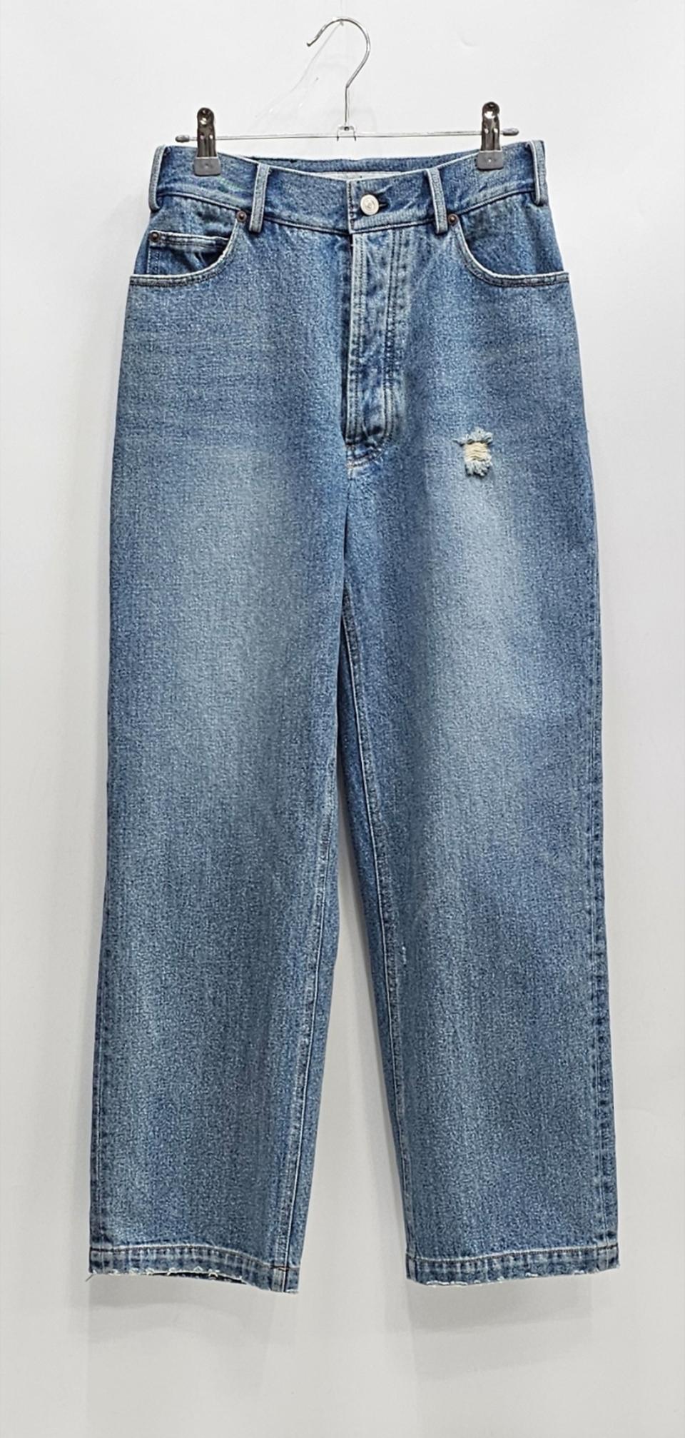 에핑글러 워시드 와이드 데님 팬츠