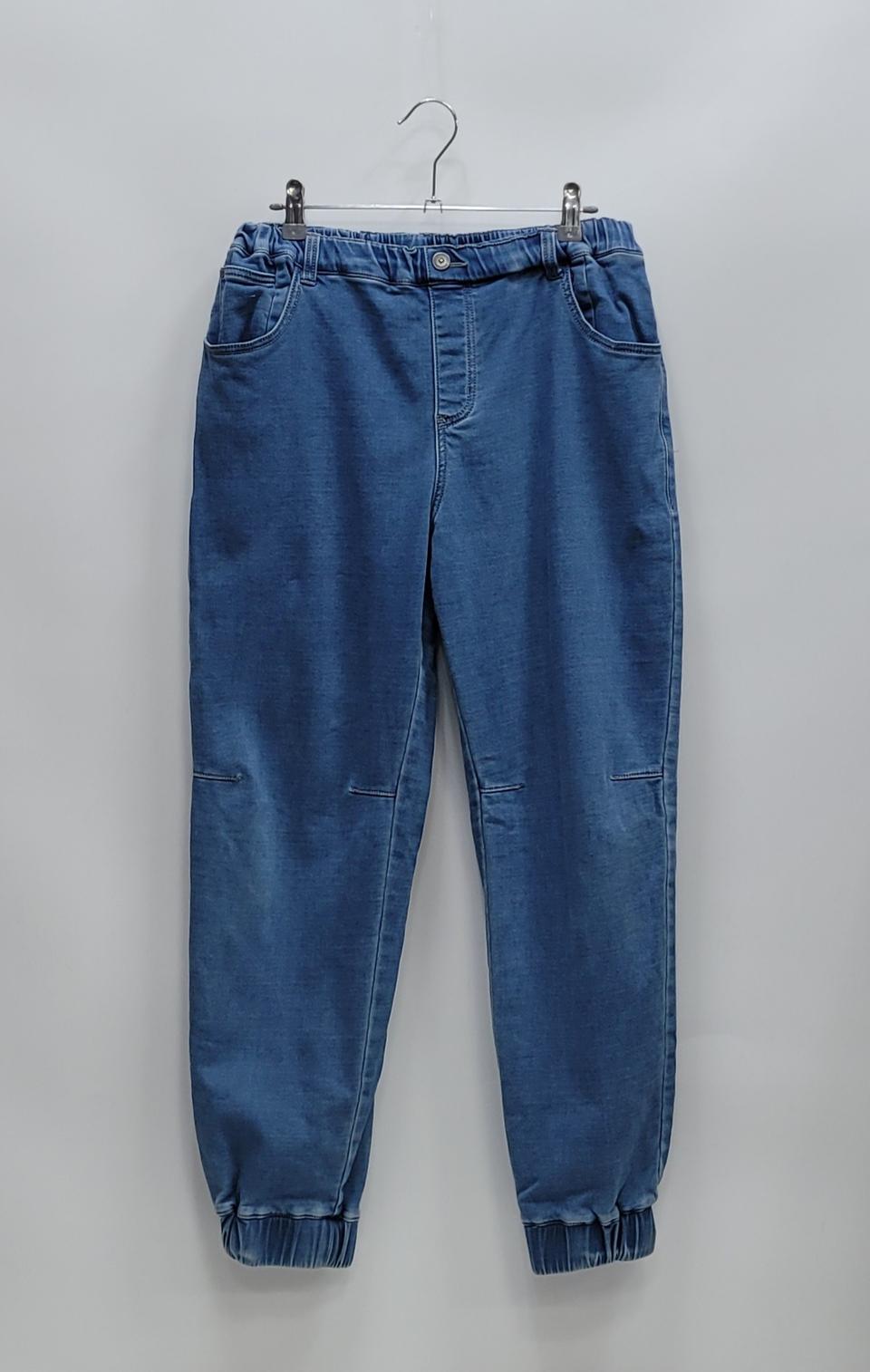 내셔널지오그래픽 24FW 청데님 조거 팬츠 / 170 연청