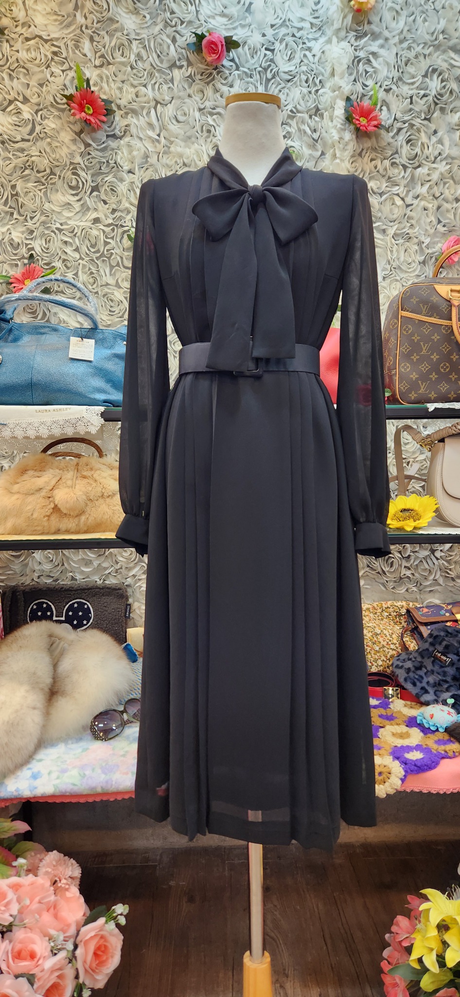 SOIR 쉬폰 롱원피스 (55)