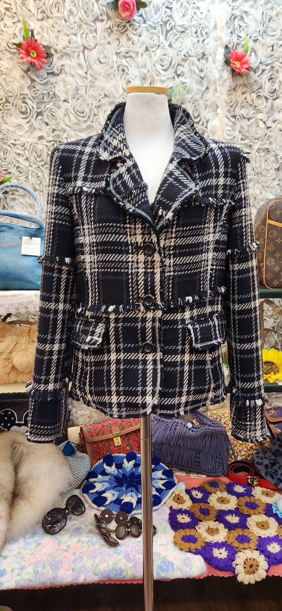 VERO 모 100% 트위드 자켓 (66)