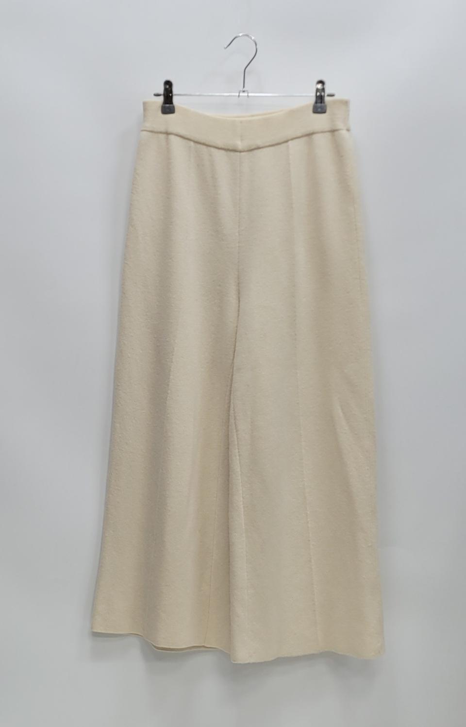 PRENDANG 쁘렝땅 울 와이드 밴딩 팬츠 / 여 67 아이보리