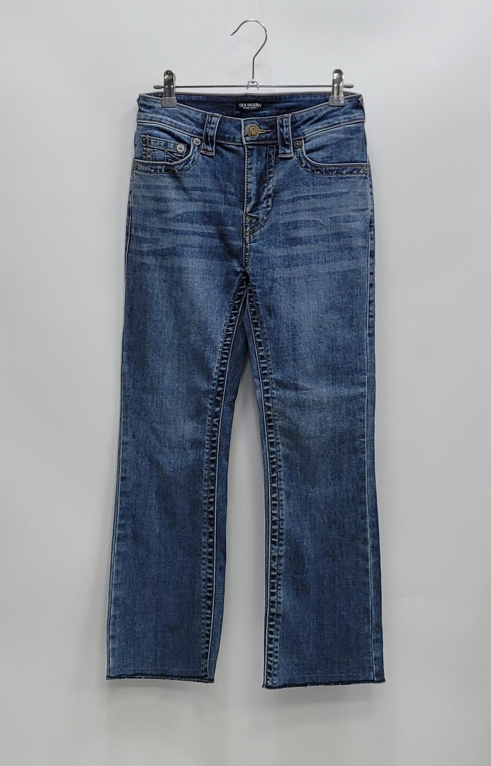 트루릴리전 22SS 세미 부츠컷 데님 청바지 / 여 26