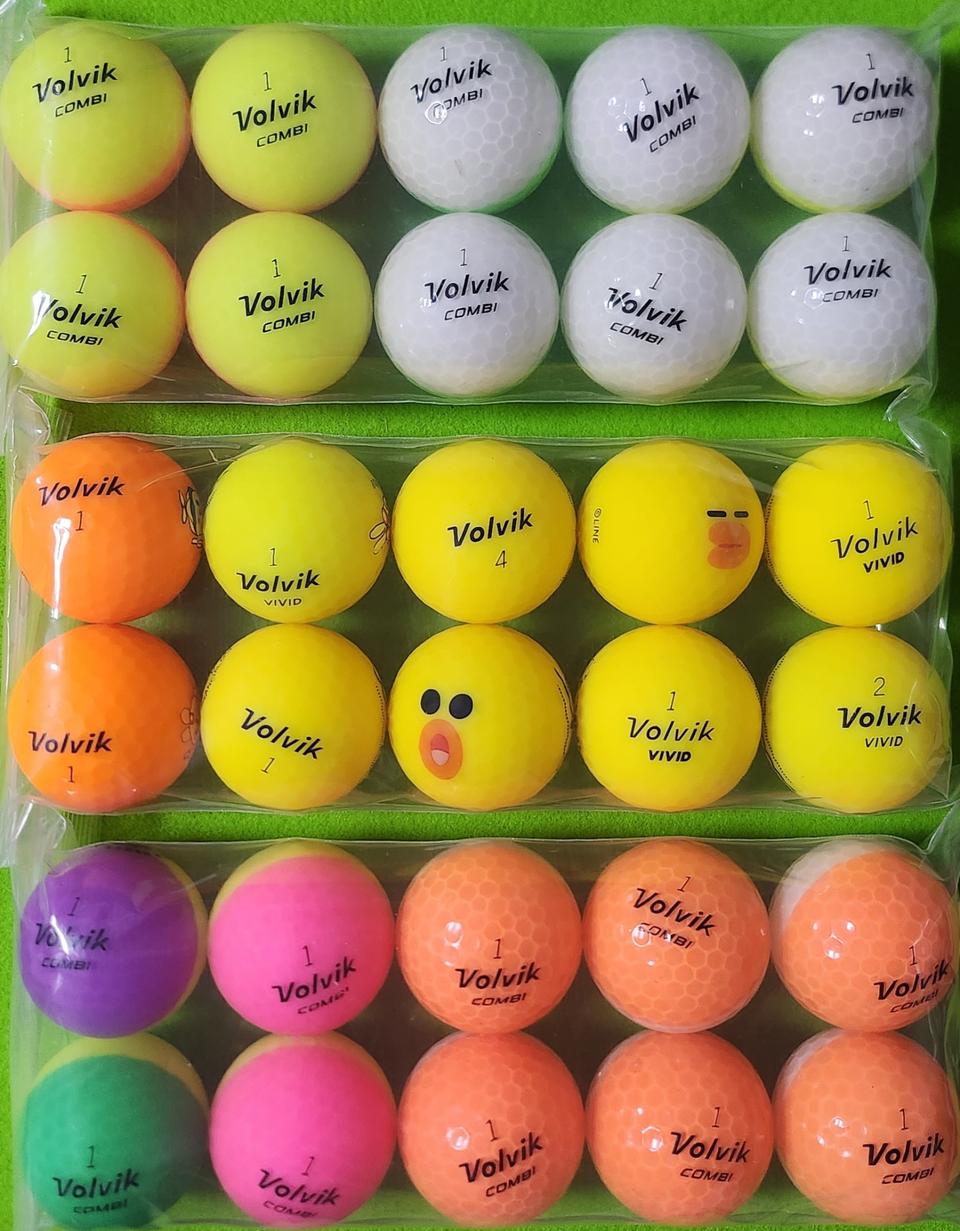 볼빅 콤비.비비드 A/A+급 30개-로스트볼