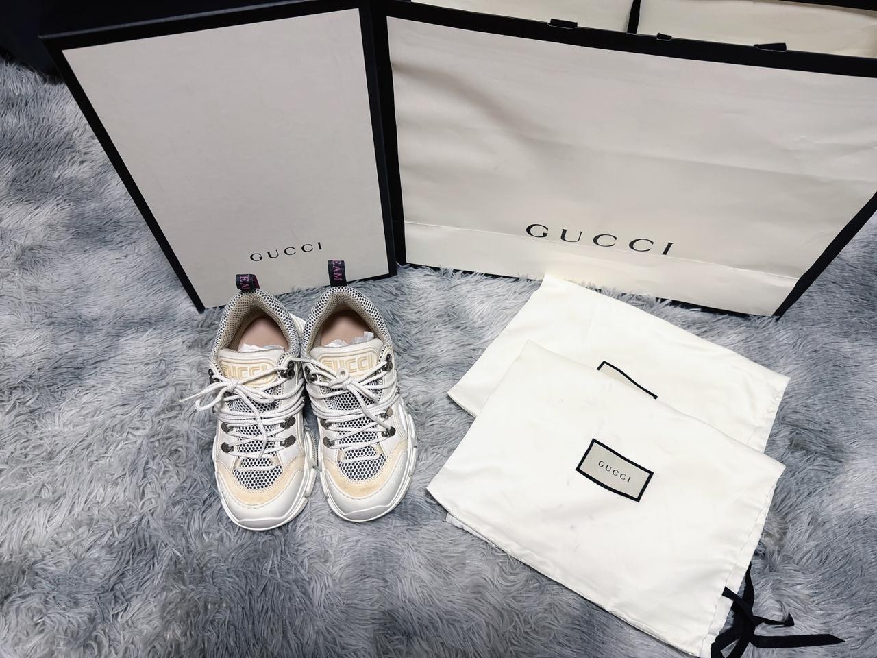 구찌 플래시 트랙 여성 스니커즈 정품(풀박스)