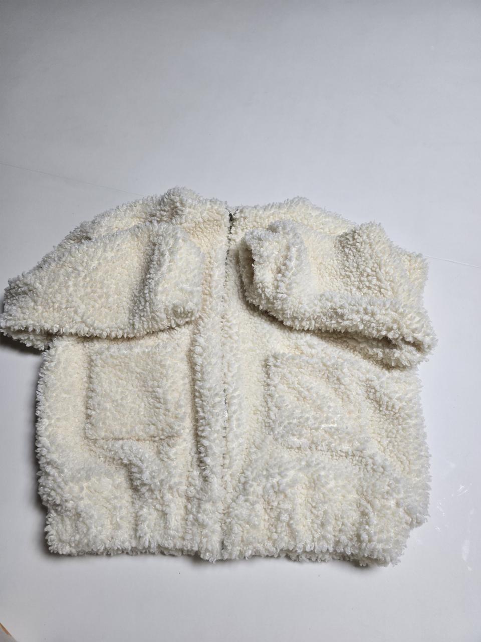 아이보리 부클/덤블 자켓 (프리사이즈)