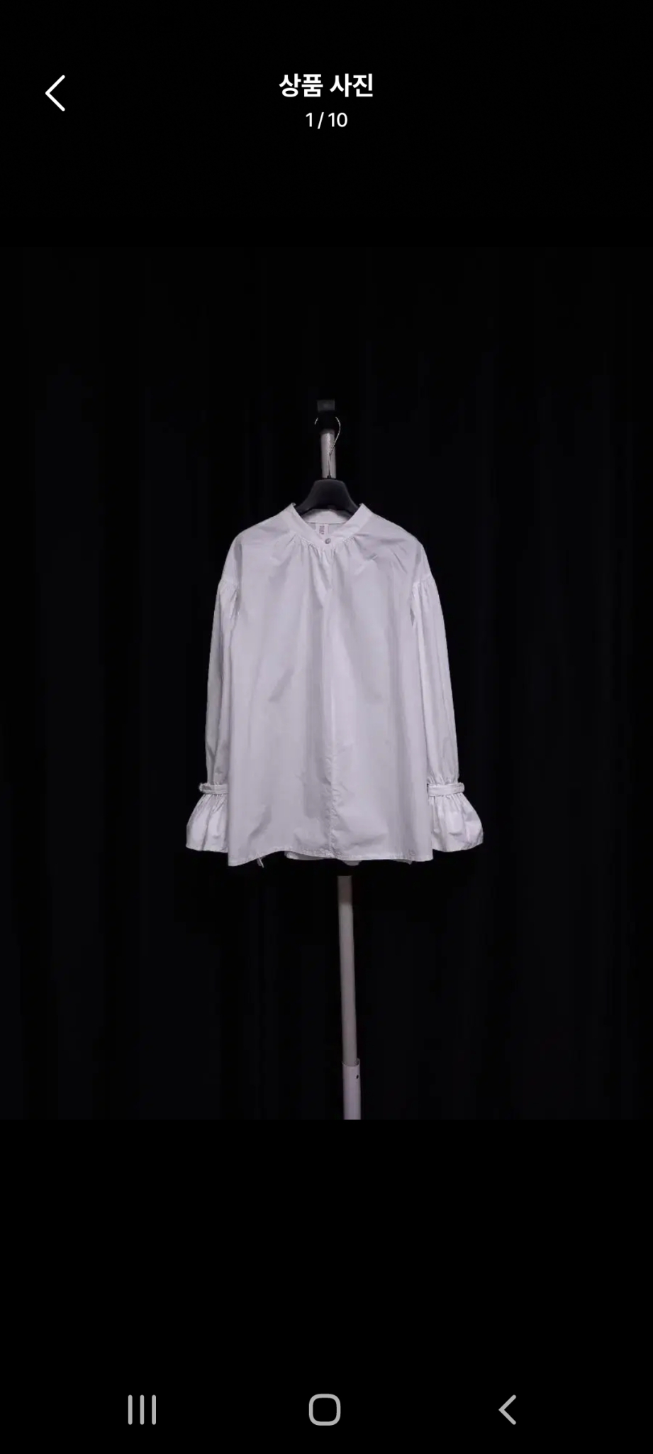 더블스텐다드 면 긴팔블라우스 F 44-77