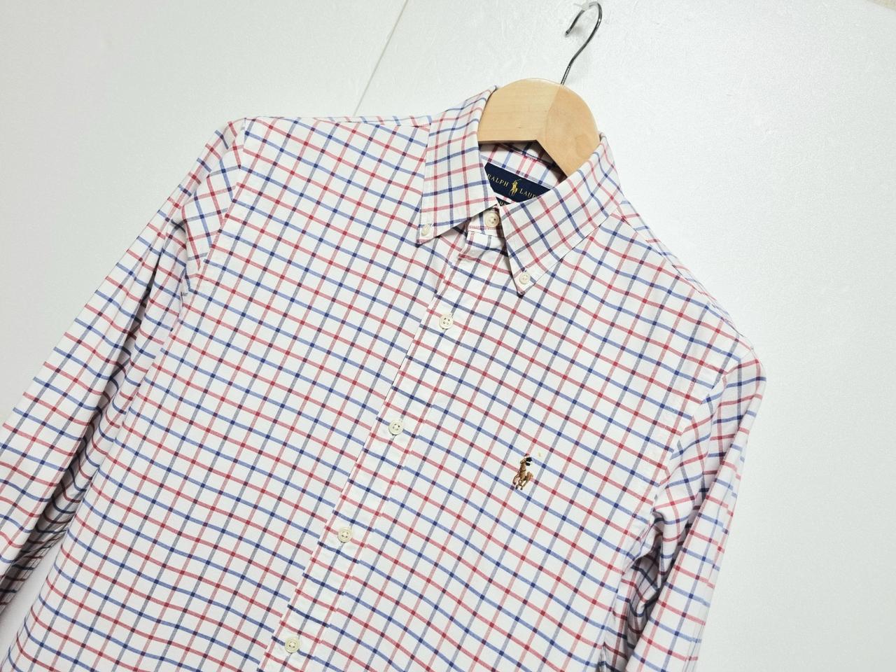 남성 POLO 폴로 랄프로렌 옥스포드 옥스퍼드 긴팔 체크 패턴 남방 셔츠