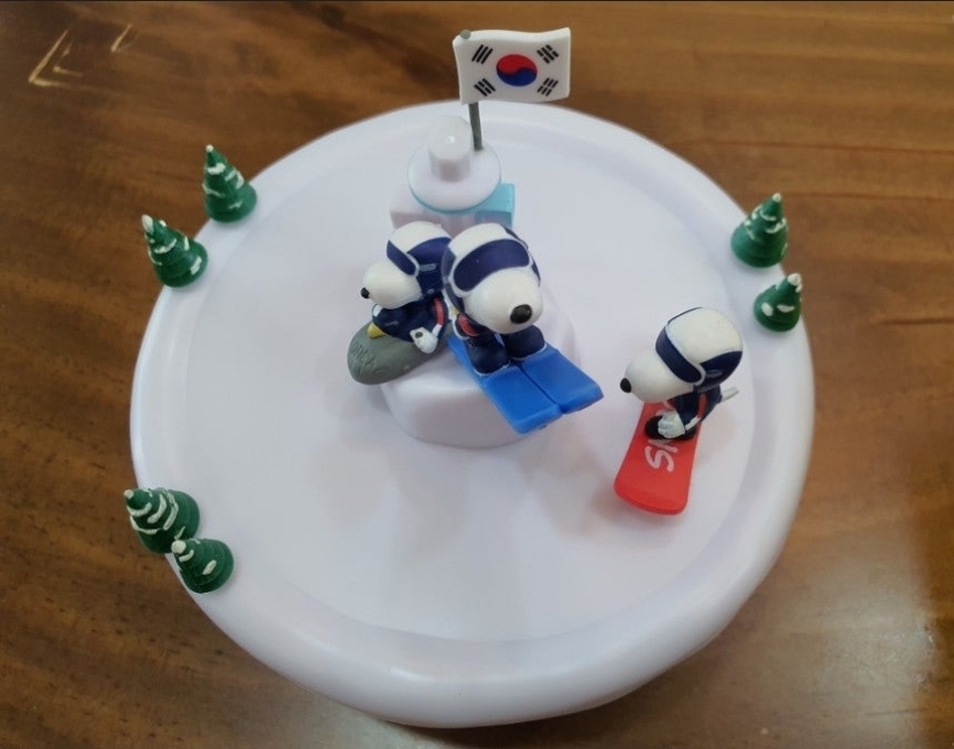 스누피 동계올림픽오르골