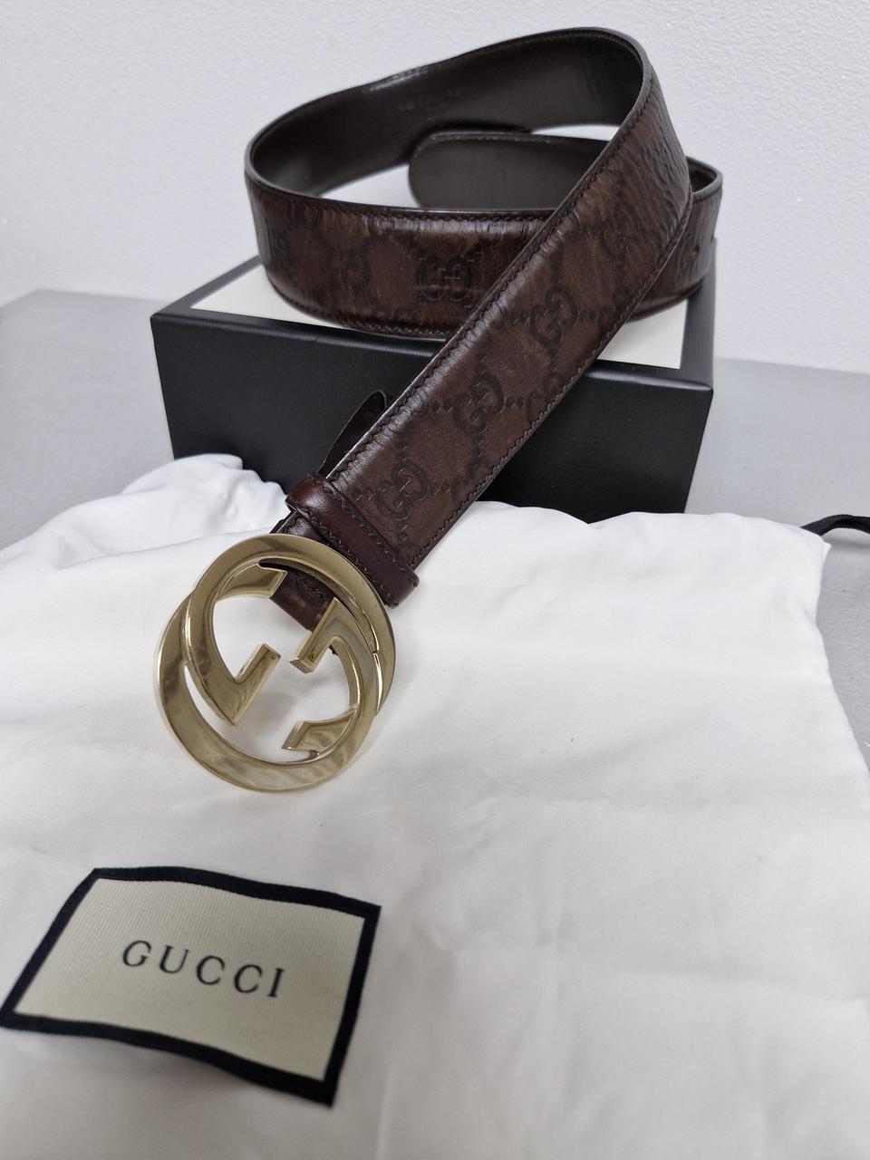 구찌 인터로킹 남성벨트 정품입니다