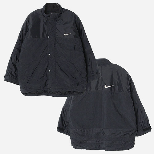 나이키 자수 퀄팅 점퍼-M오버핏