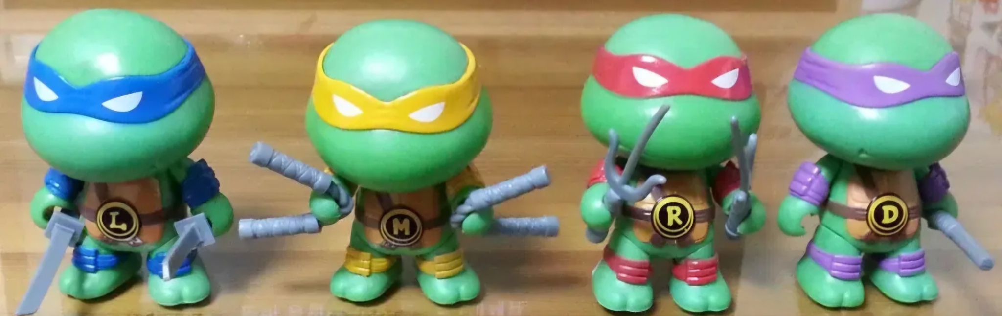만화영화 닌자거북이 피규어 4종 셋트