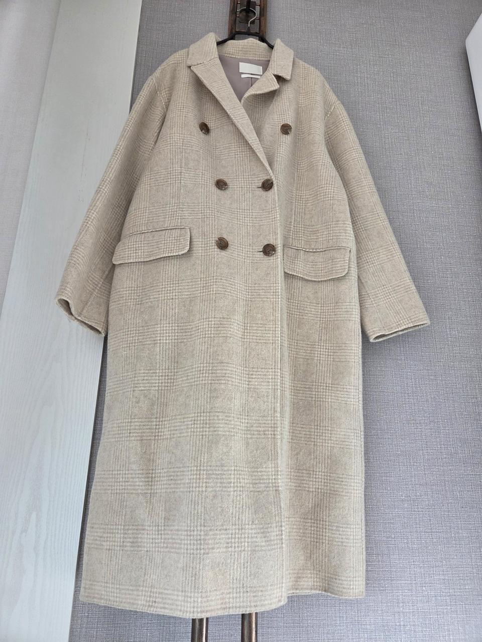 DAMBER 울90% 핸드메이드 롱코트