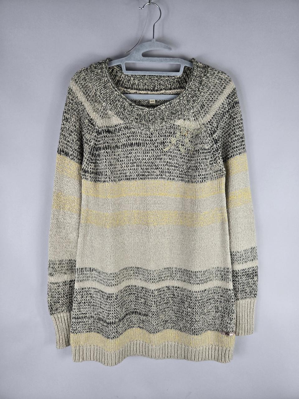 [무료배송]써스데이아일랜드 S 여성 보헤미안 라운드넥 니트