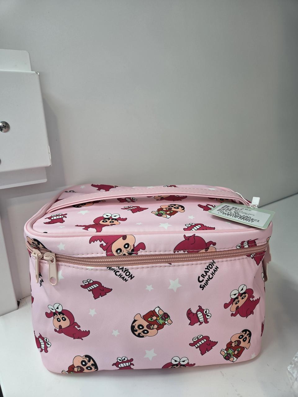 짱구 대용량 파우치 가방,피크닉 가방,도시락 가방