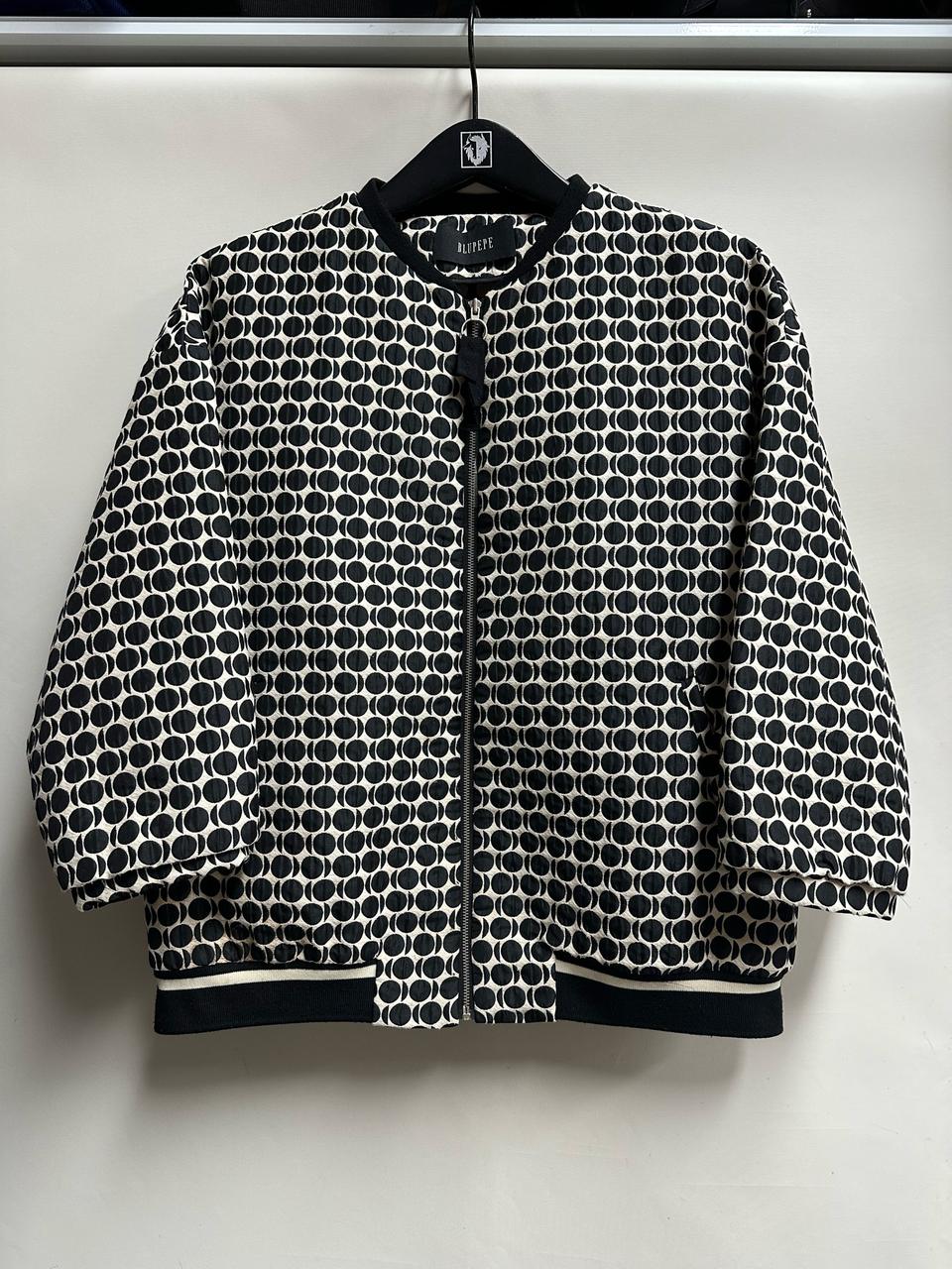 블루페페 패턴 봄버 자켓 55