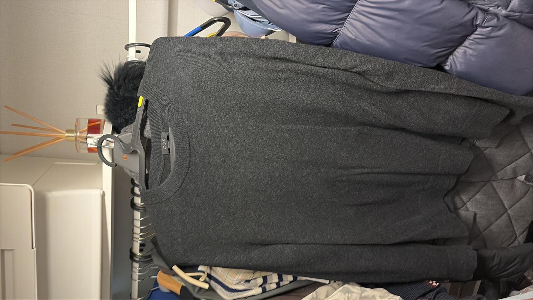 코스 Cos 캐시미어 울 스웨터 블랙 L