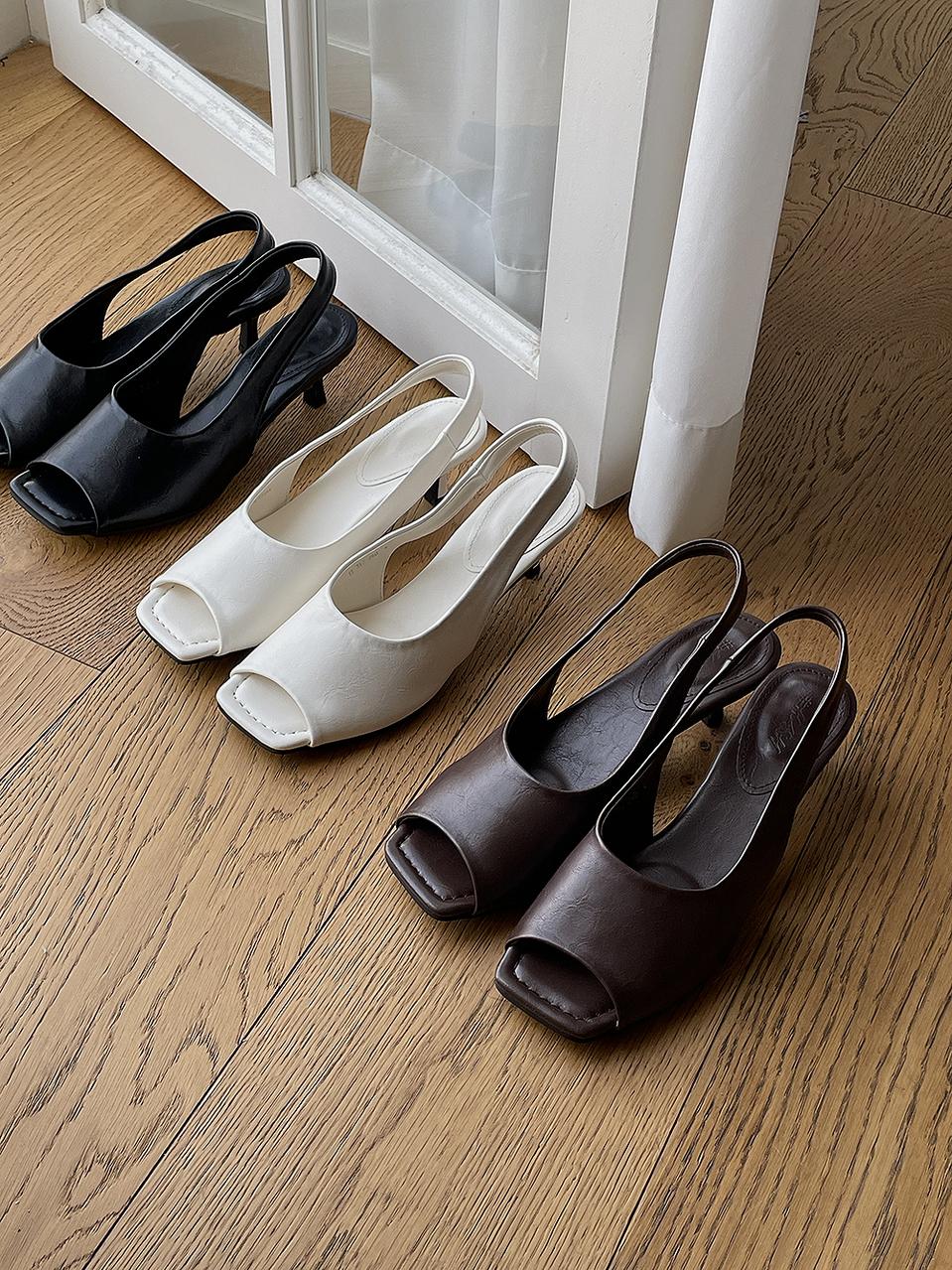 @세일 312 토오픈 5cm 멜팅너프 심플데일리 슬링백샌들 3칼라
