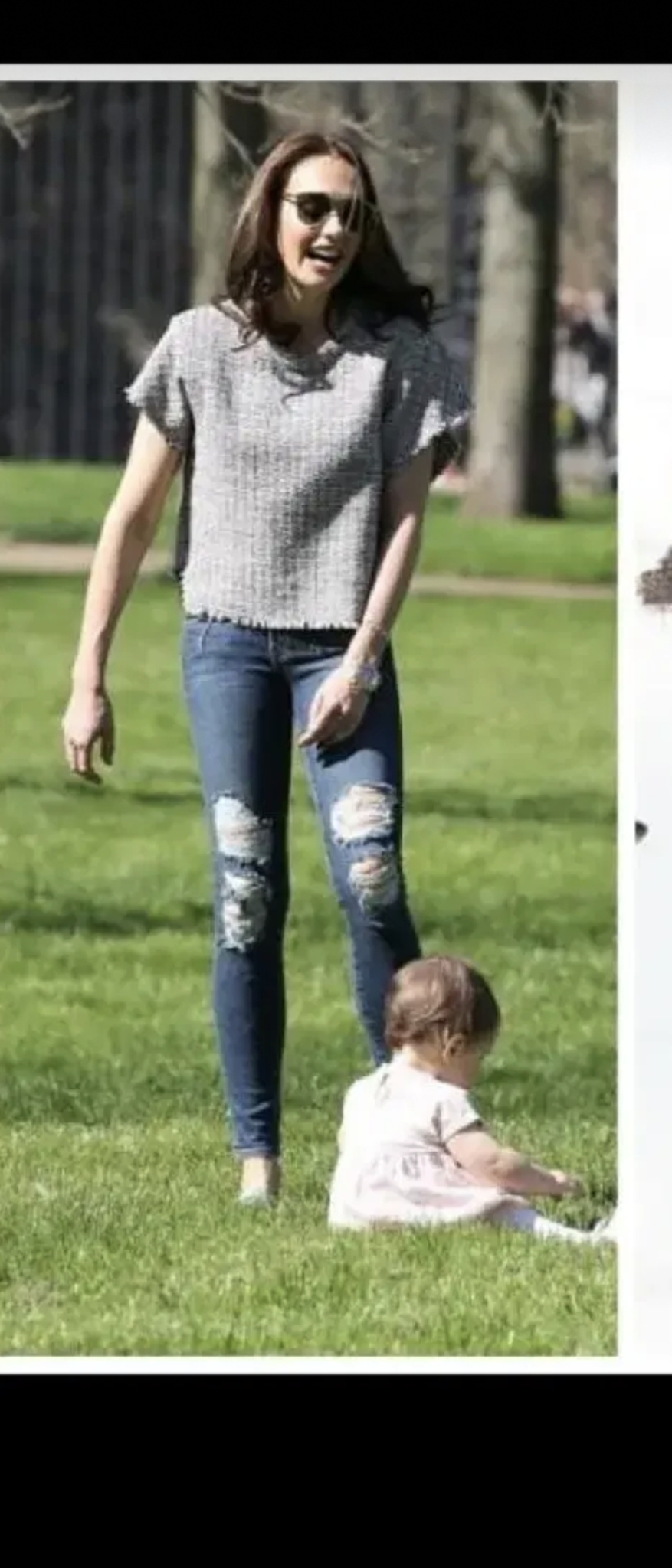 (정품) IRO DEVAN 트위드 크롭니트 블라웃