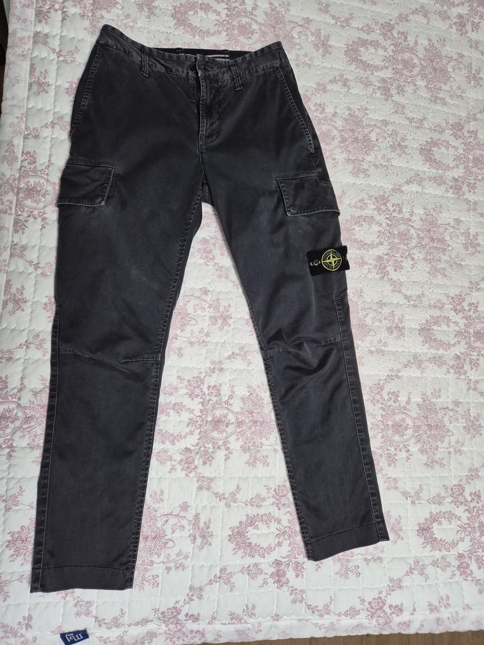 한글택 22FW 스톤아일랜드 카고바지 블랙 28-S