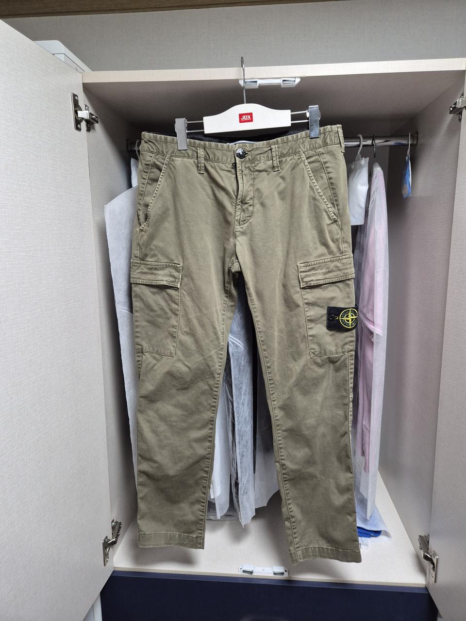 한글택 스톤아일랜드 카고바지 30