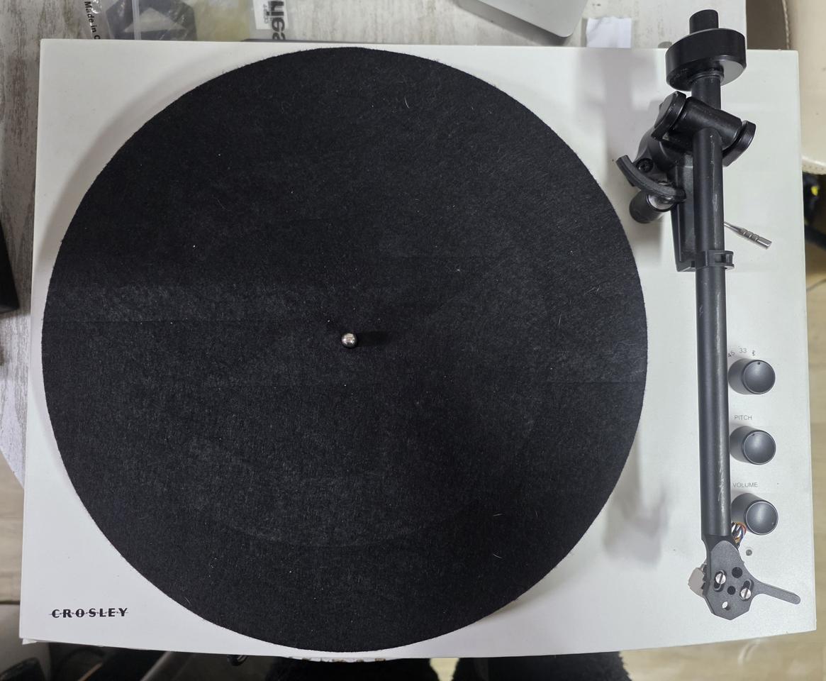 Crosley 턴테이블 (부품용: T150B-WH) <북수원>