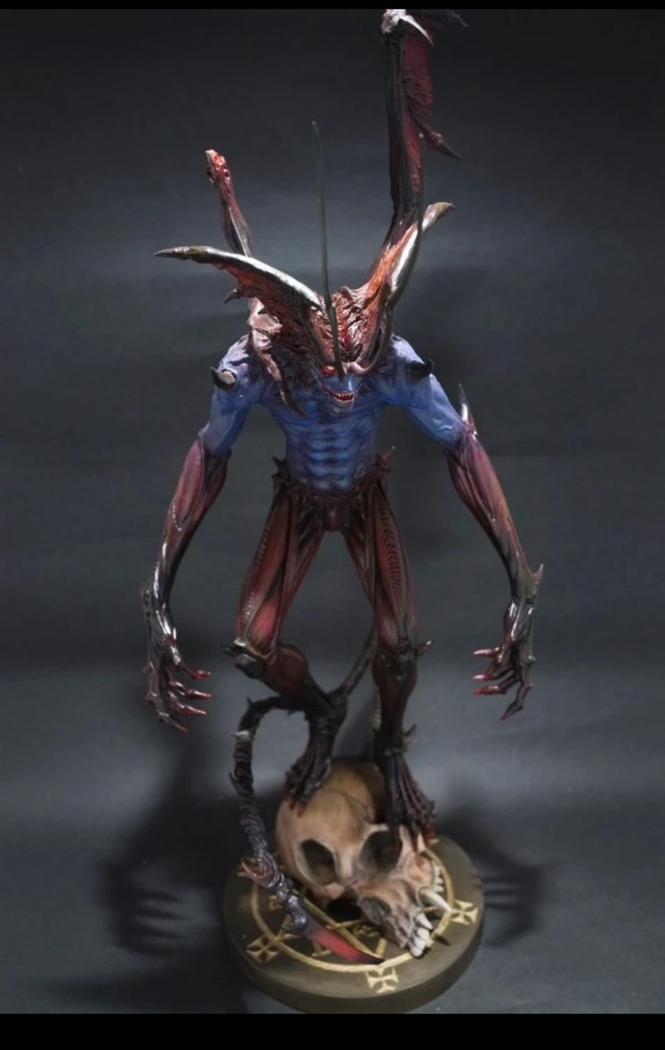 데빌맨 아몬 킷 커스텀 스태츄 피규어 판매합니다