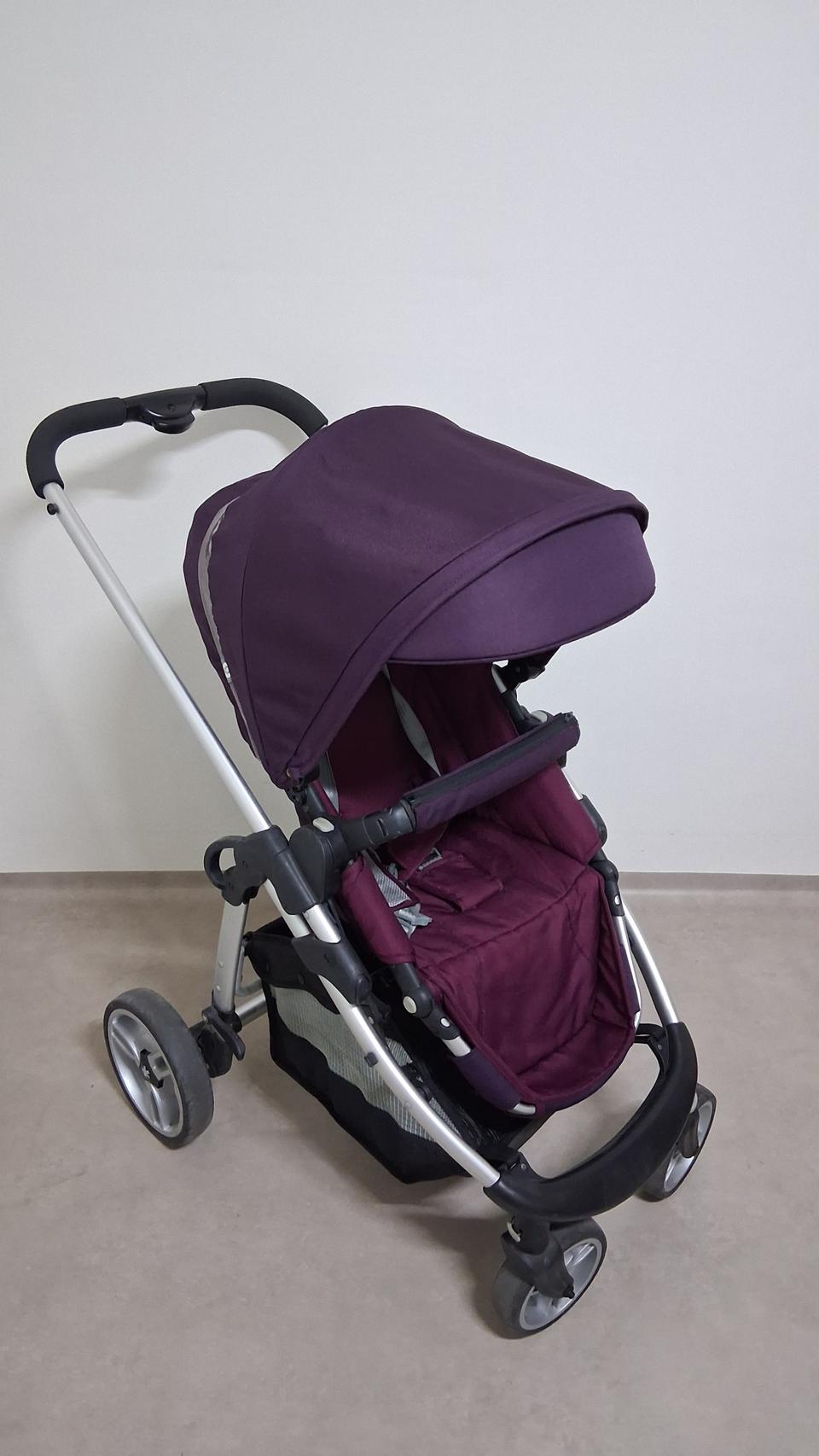 독일제 최고급 명품 럭셔리 디럭스 유모차 키티 클릭앤무브. 장보는 용으로