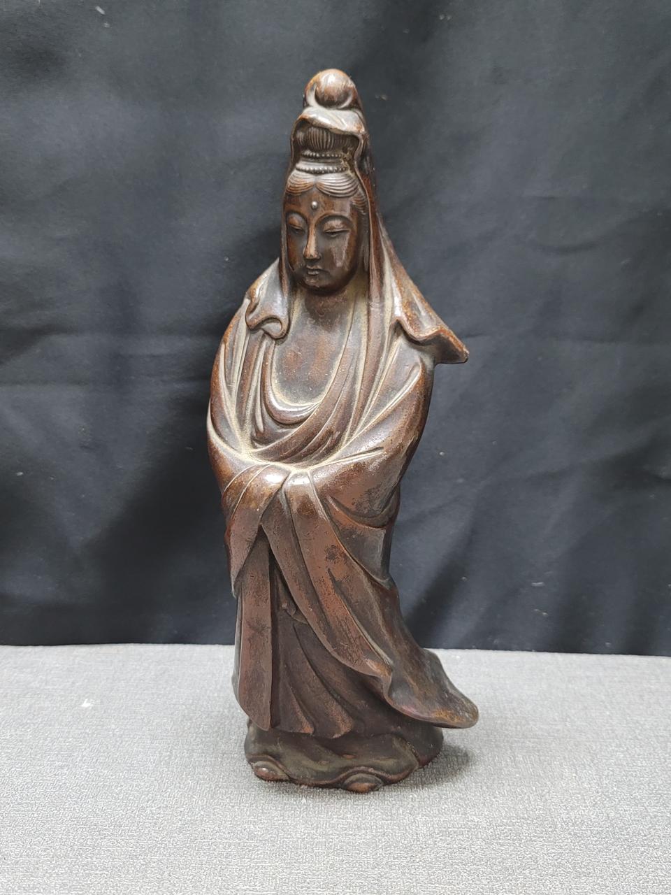 도자기 관음보살 불상 골동품