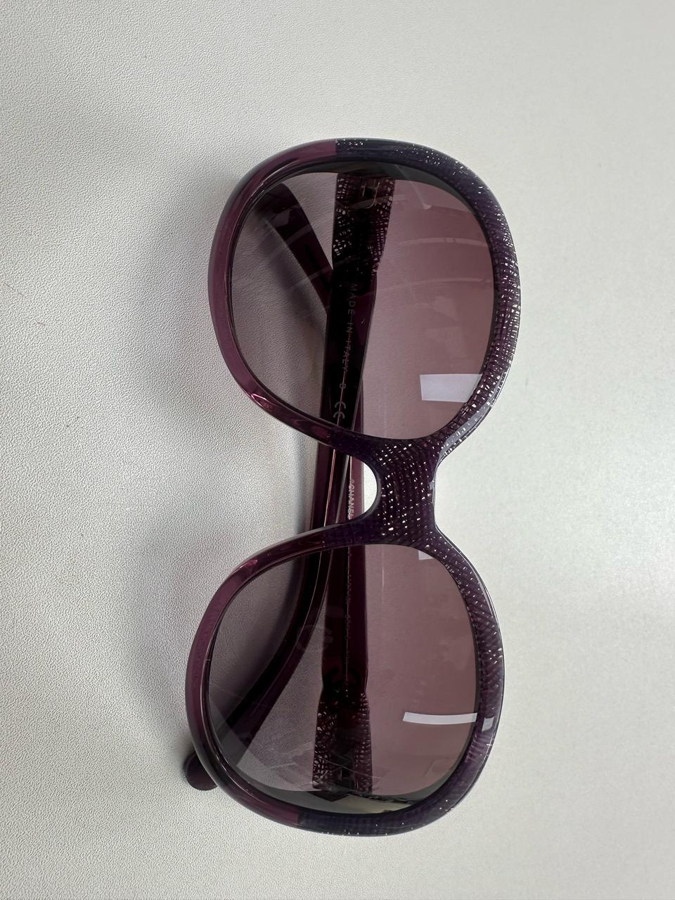 정품 샤넬 5176A 선글라스 와인레드 풀세트 팝니다