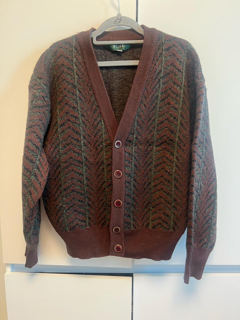 빈티지 모 가디건