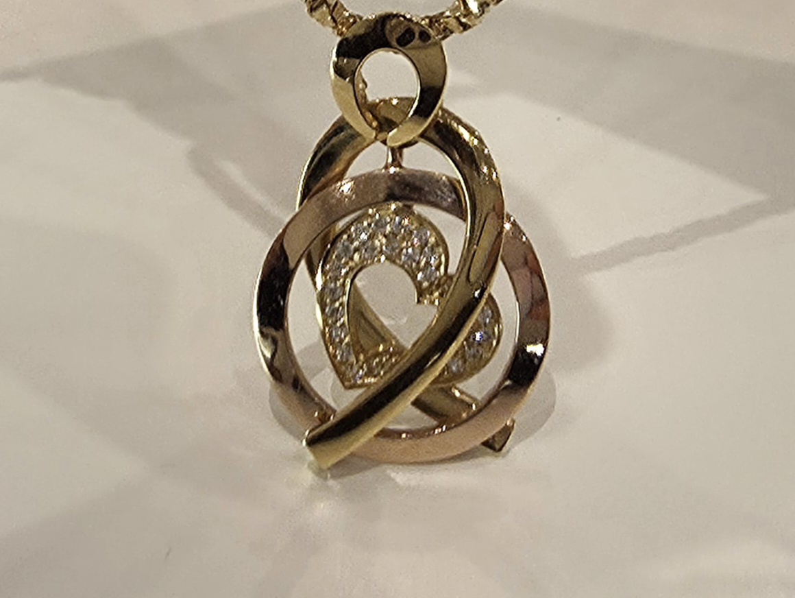 18k골드_하트쉐입 팬던트