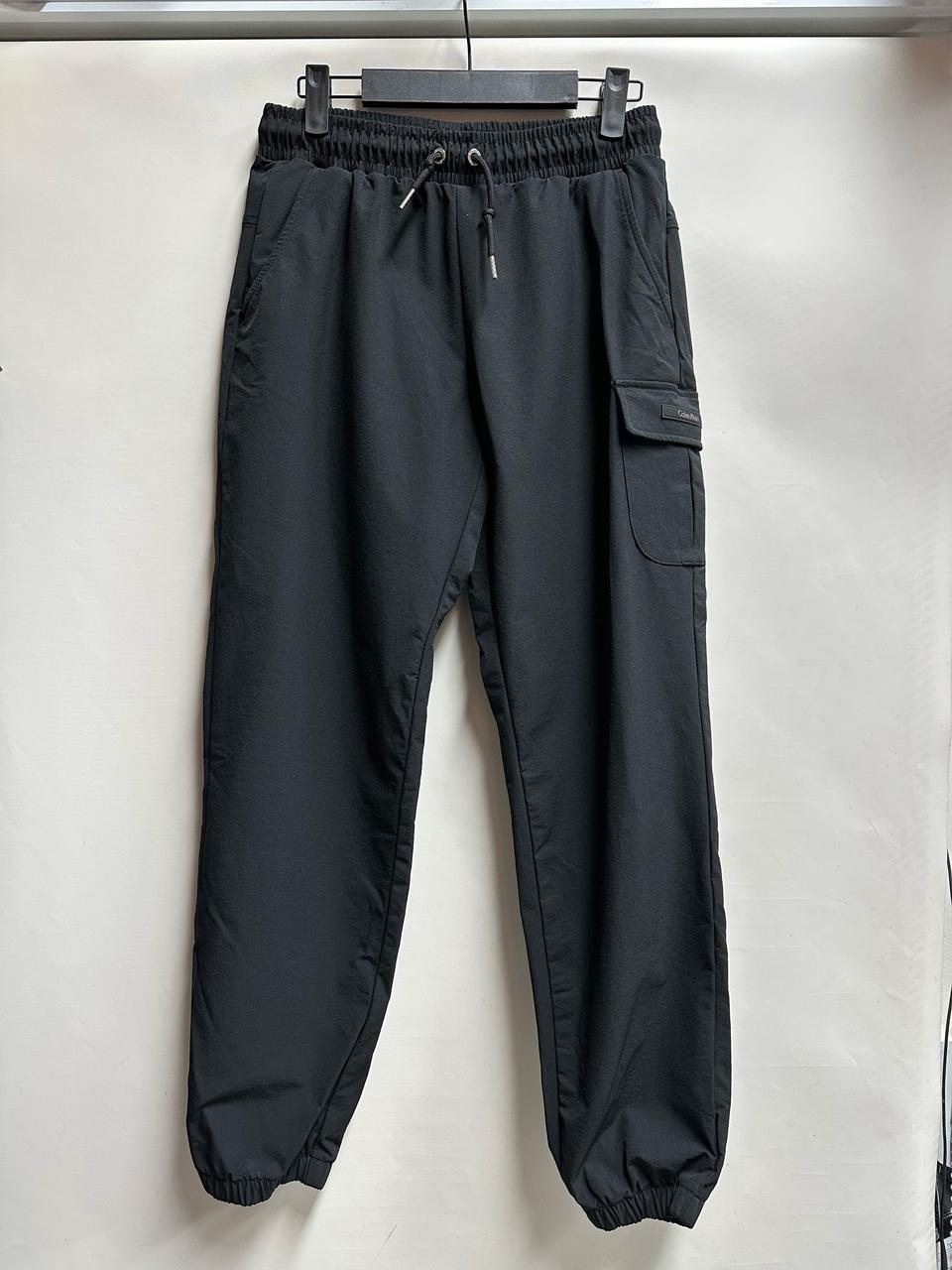 캘빈클라인 여성 블랙 카고 조거팬츠 바지 M